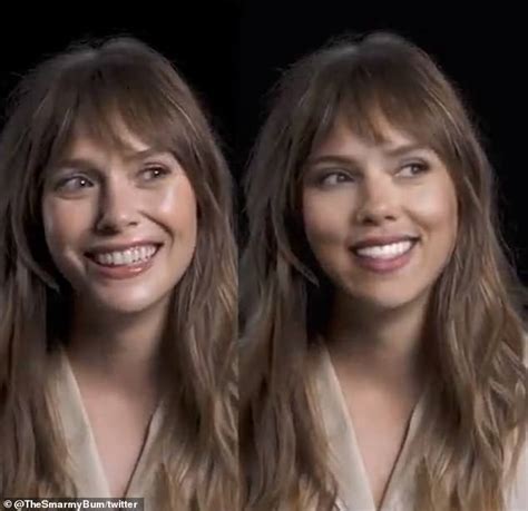 Deepfake challenge of Scarlett Johansson and Elizabeth Olsen。